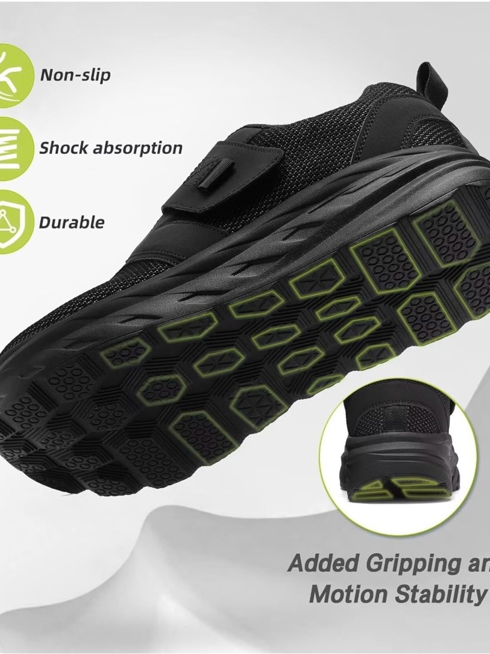 OrthoComfoot Women's Orthopedic Diabetic Wide Walking Shoes - Picture 9 of 15